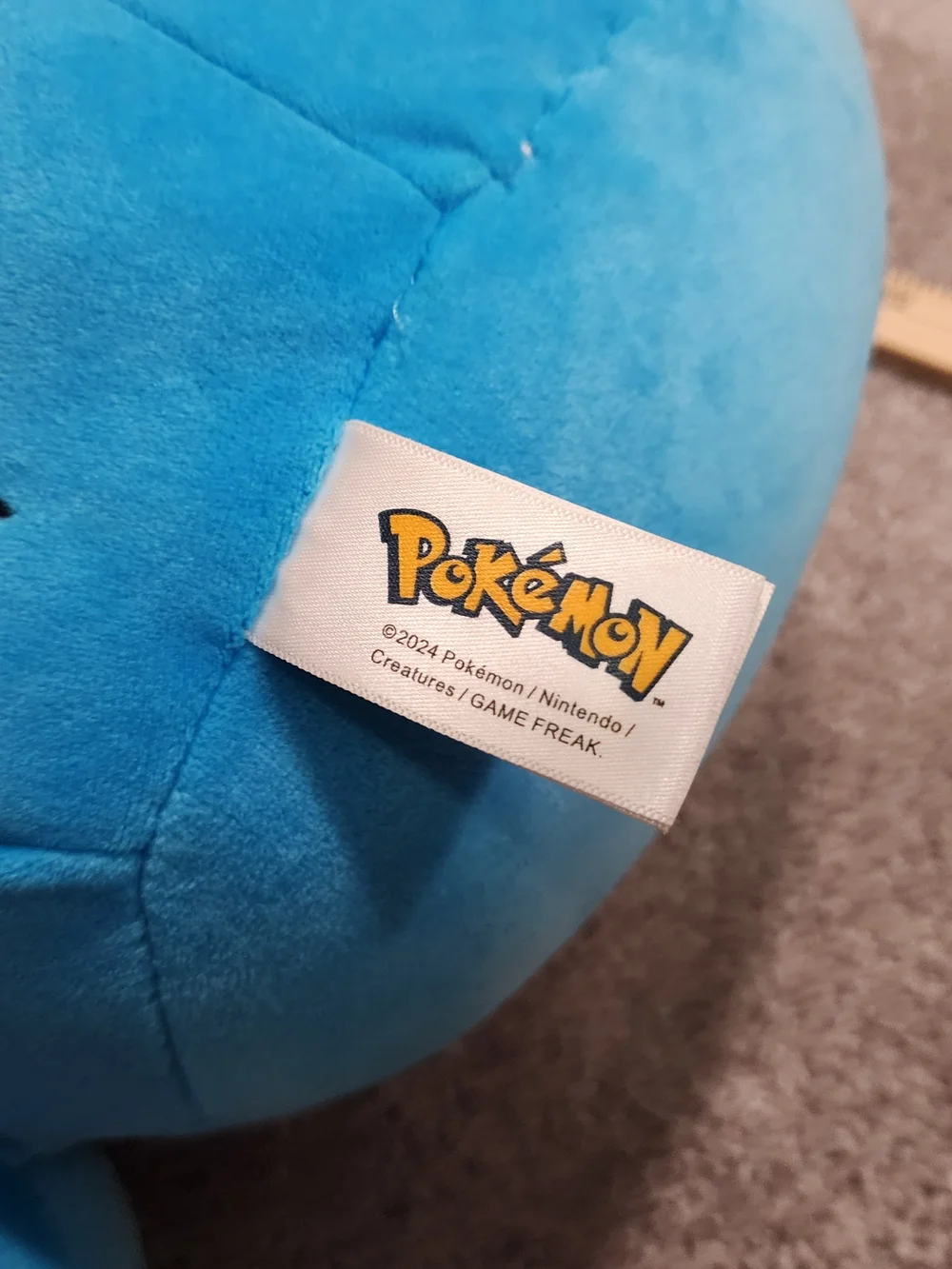 Squishmallow 14” Marill Pokemon Center Plush Rare Stuffed Blue